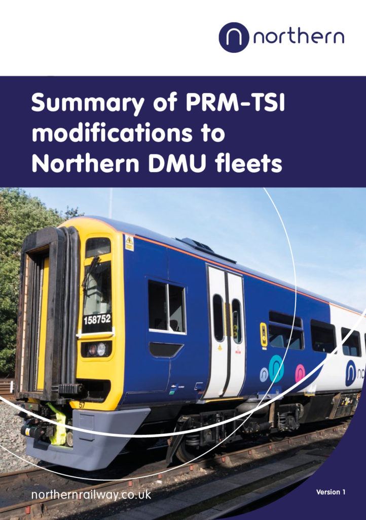 Summary of PRM-TSI modifications to Northern DMU fleets