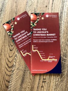 Lincoln Christmas Market Service changes leaflet (outer)