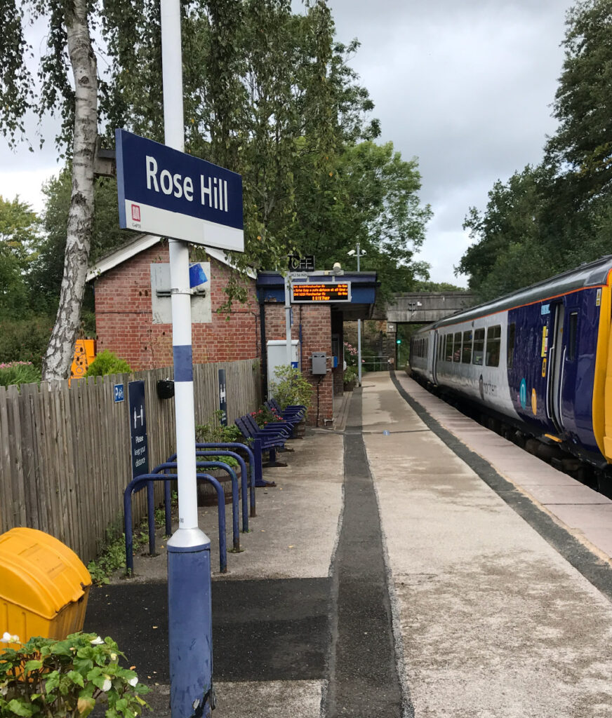 Rose Hill Station and train