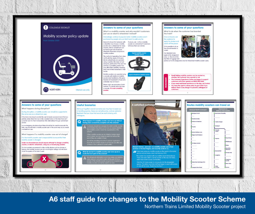 Mobility Scooter Project - Staff Leaflet