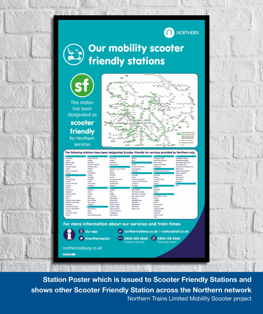 Mobility Scooter Project - Station Poster